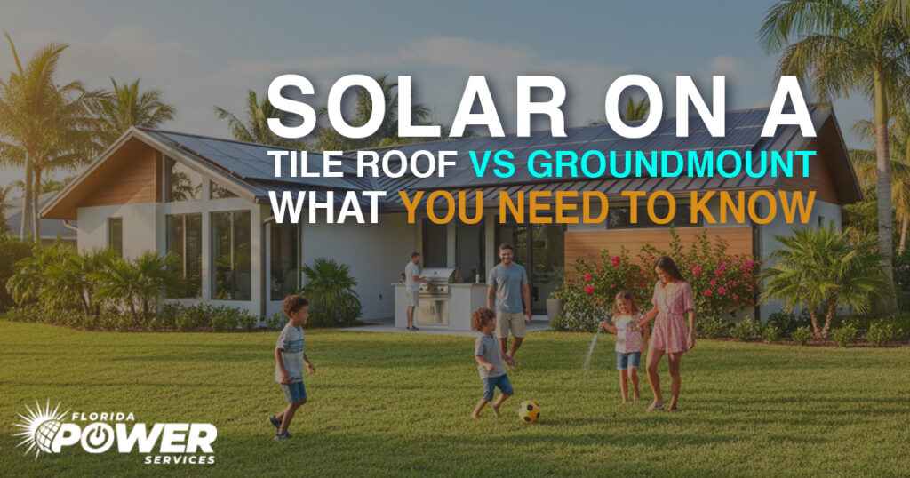 Solar on a Tile Roof vs Ground Mount: What You Need to Know π‘β‘