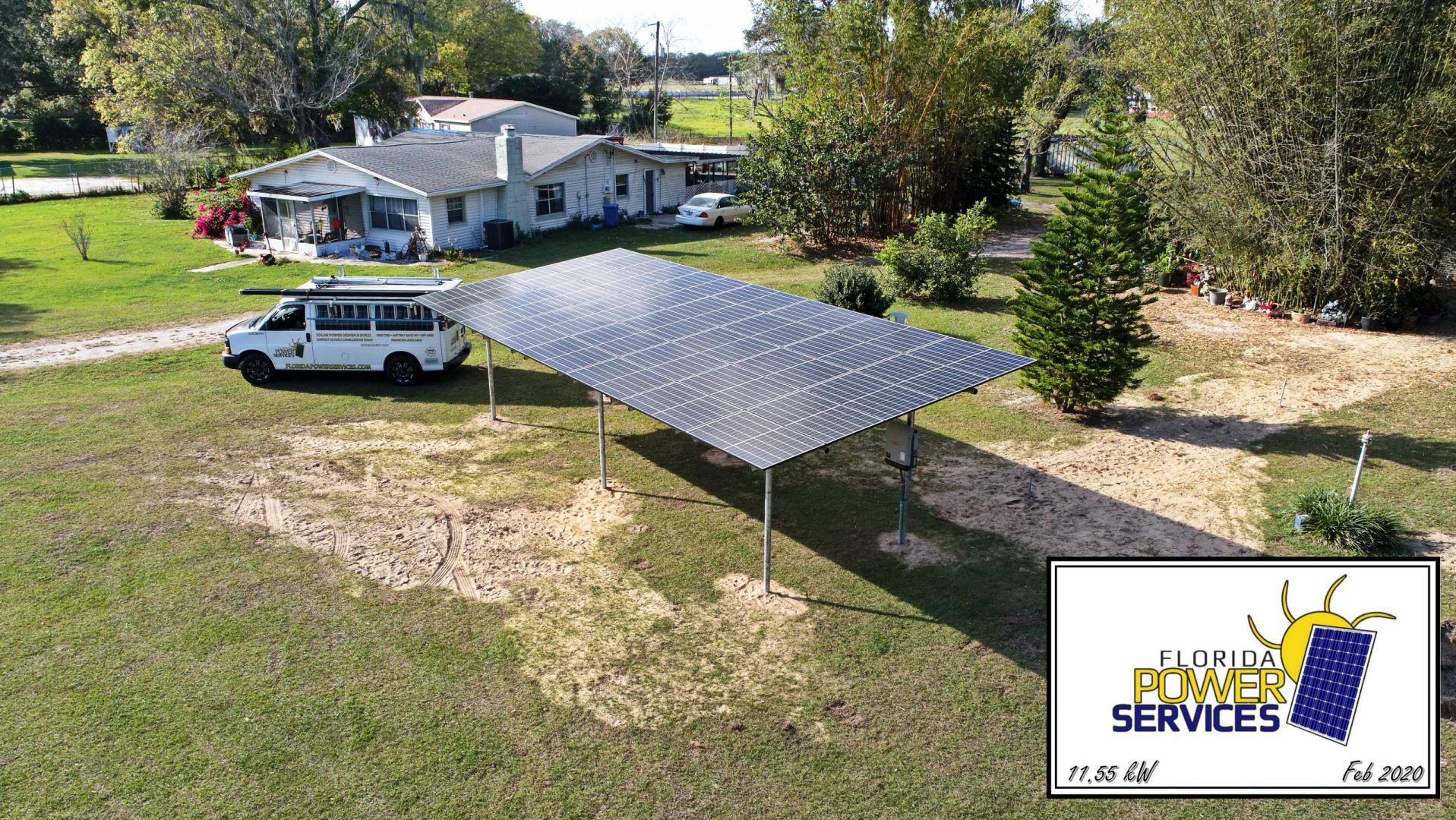 Thonotosassa 11.55 kW Ground Mount Solar System