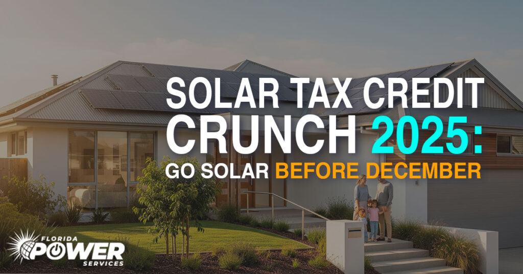 Solar Tax Credit Crunch 2025: Go Solar Before the December Deadline